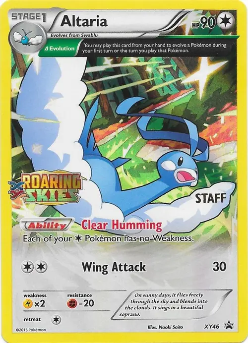 Altaria - XY46 (Prerelease) [Staff] card art