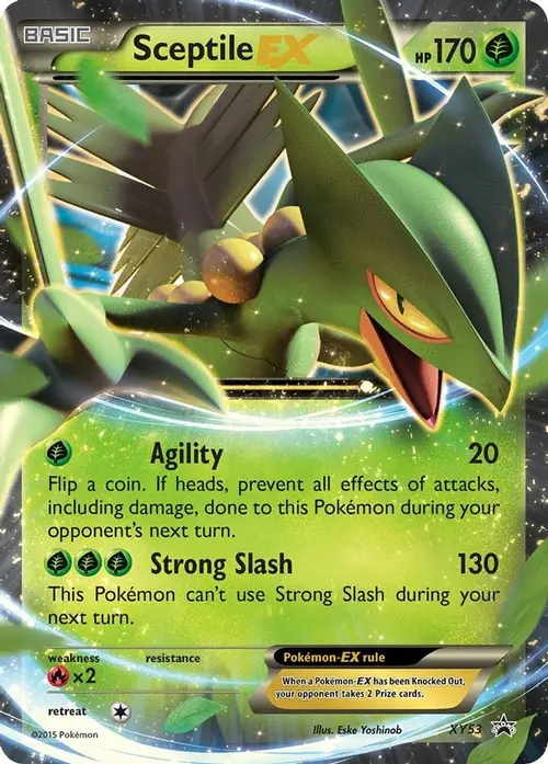 Sceptile EX - XY53 card art