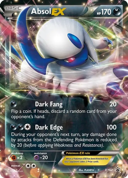 Absol EX - XY62 card art