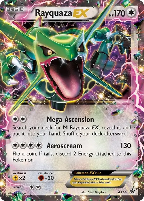Rayquaza EX - XY66 card art