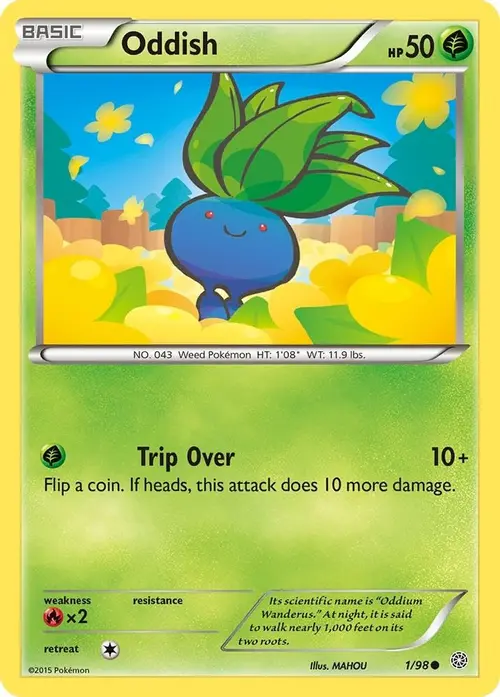 Oddish card art