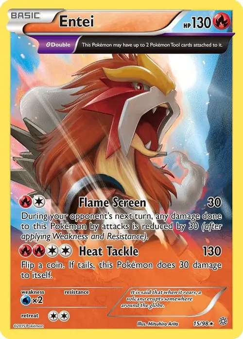 Entei (15) card art