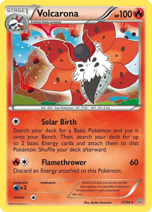 Volcarona (17) card art