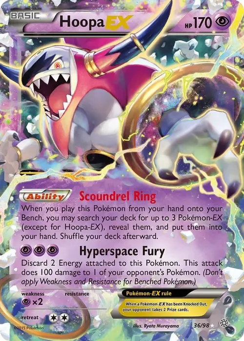Hoopa EX card art