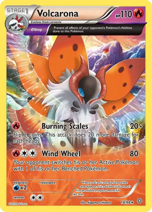 Volcarona (18) card art