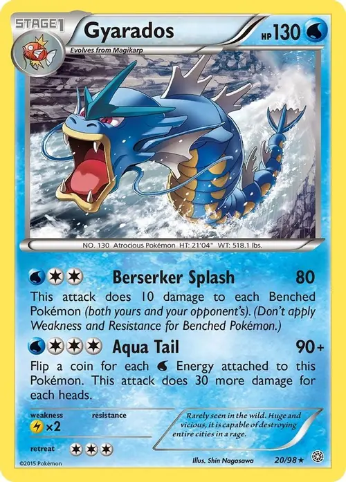 Gyarados (20) card art
