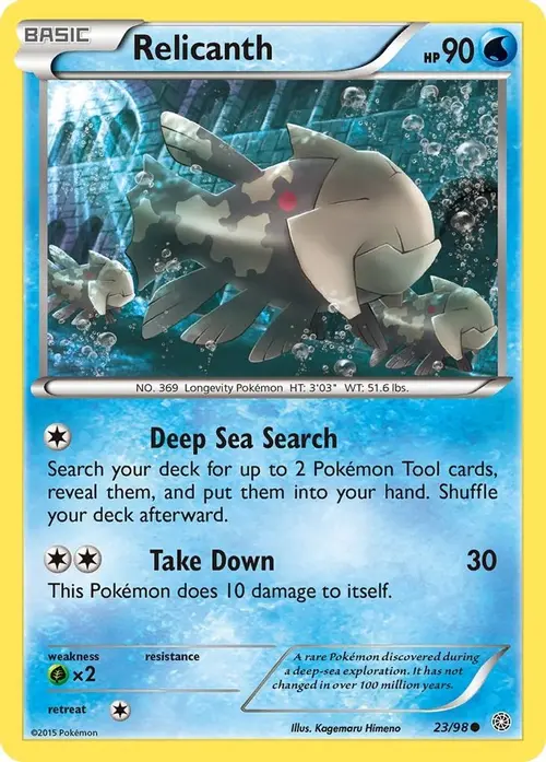 Relicanth card art