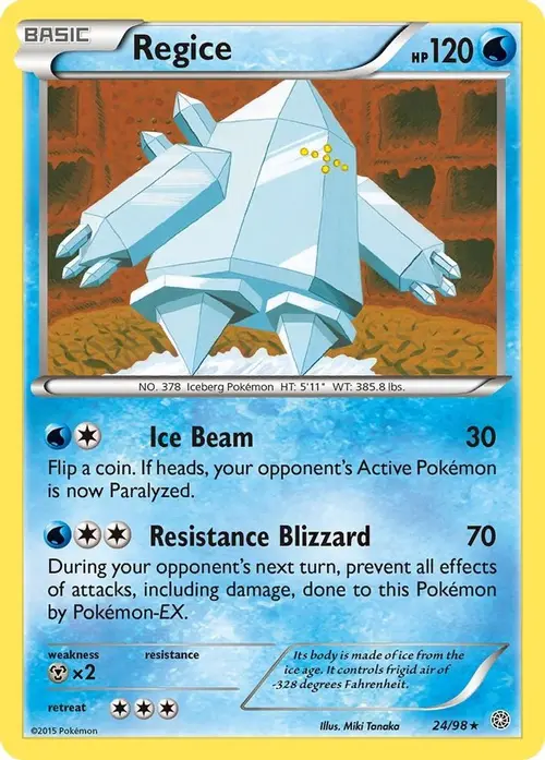 Regice card art