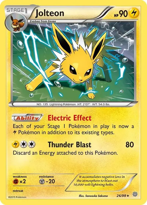 Jolteon card art