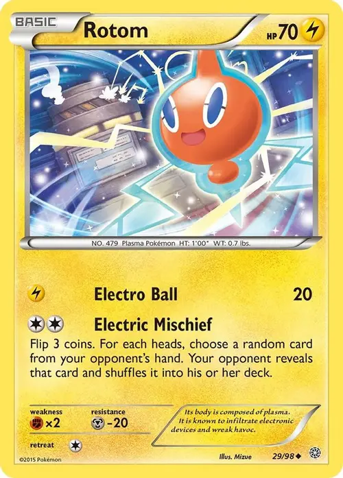 Rotom card art