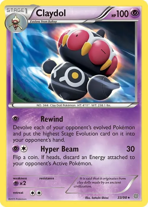 Claydol card art