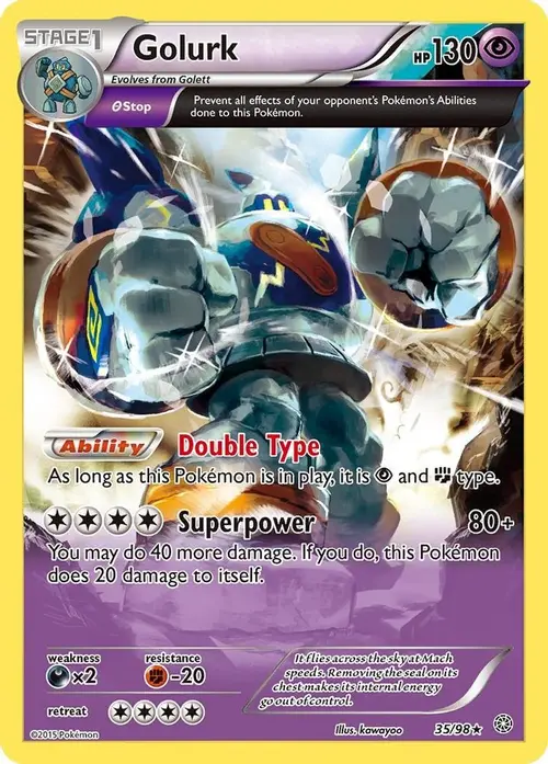 Golurk (35) card art