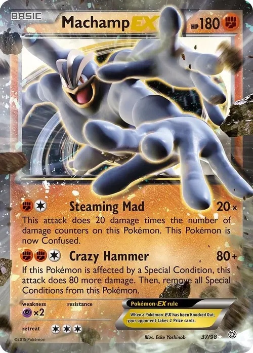 Machamp EX card art