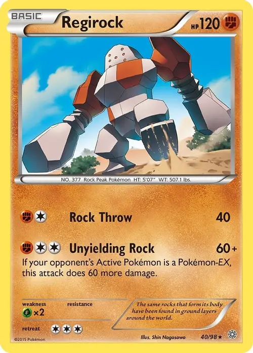 Regirock card art