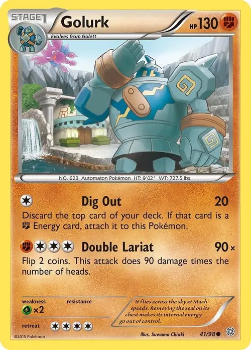 Golurk (41) card art