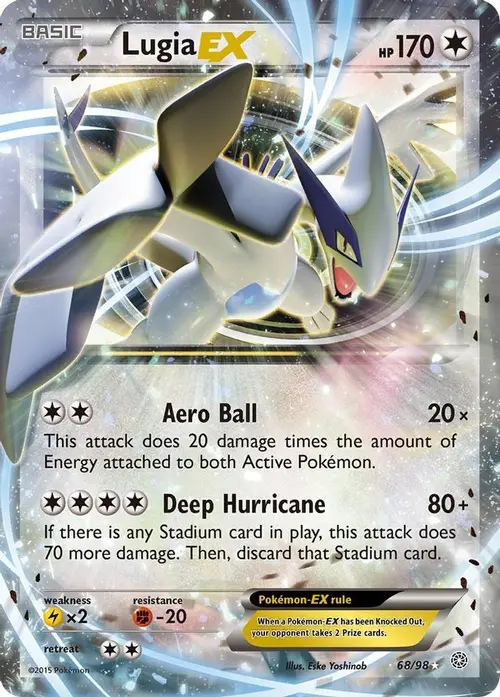 Lugia EX card art