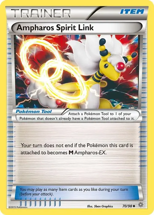 Ampharos Spirit Link card art