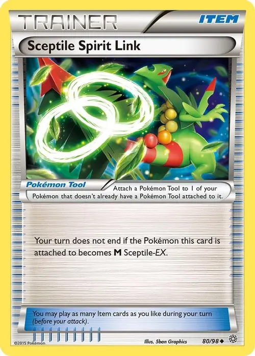 Sceptile Spirit Link card art