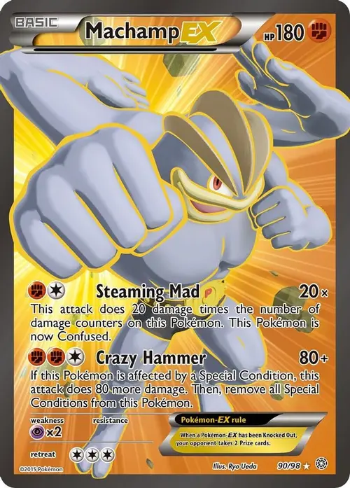 Machamp EX (90 Full Art) card art