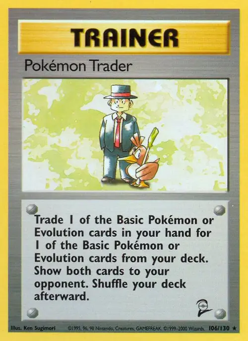 Pokemon Trader card art