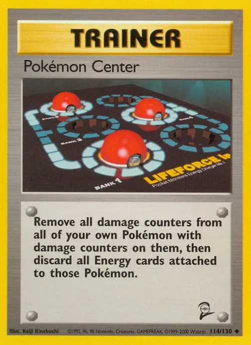 Pokemon Center card art