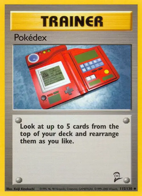 Pokedex card art