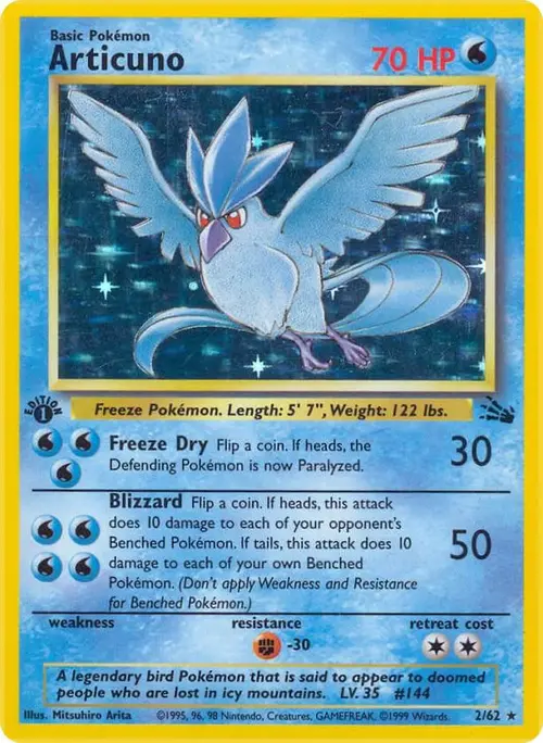 Articuno (2) card art
