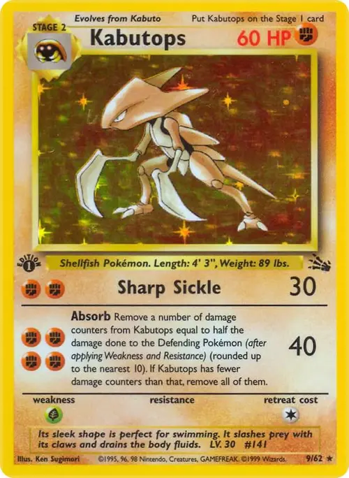 Kabutops (9) card art