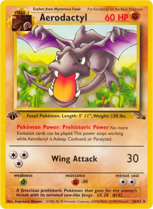 Aerodactyl (16) card art