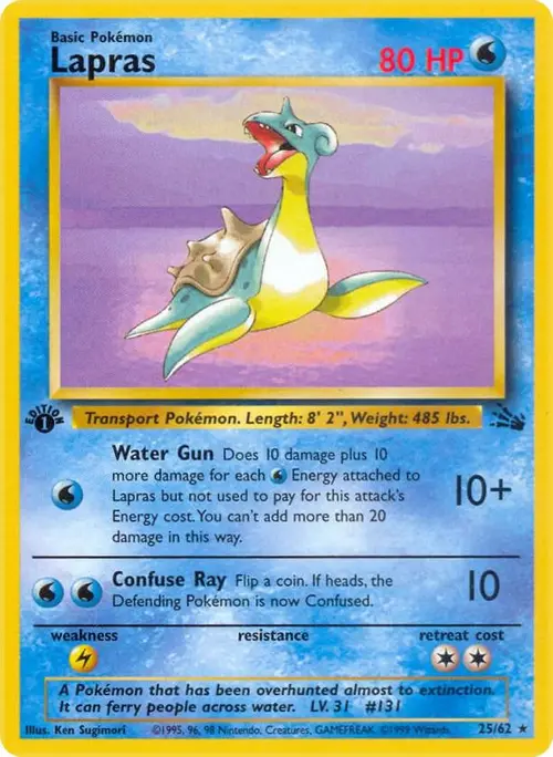 Lapras (25) card art