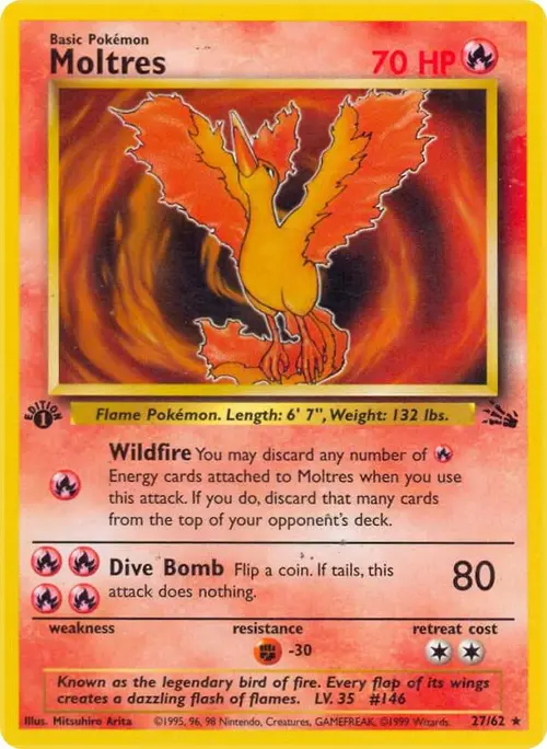 Moltres (27) card art
