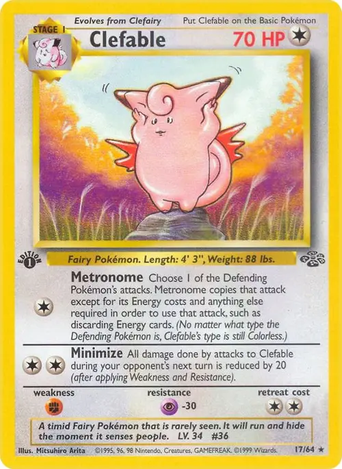 Clefable (17) card art