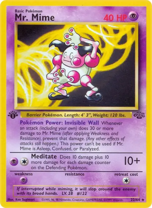 Mr. Mime (22) card art