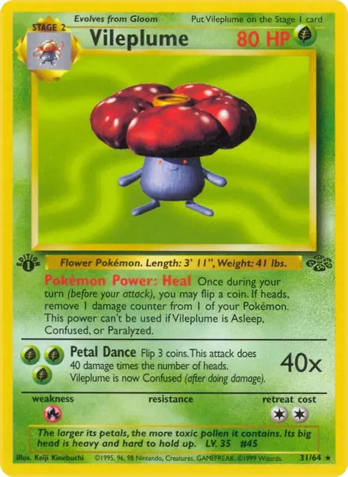 Vileplume (31) card art
