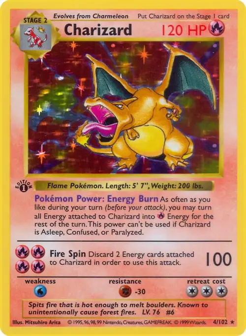 Charizard card art