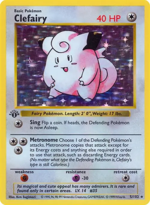 Clefairy card art