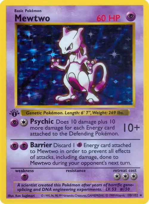 Mewtwo card art