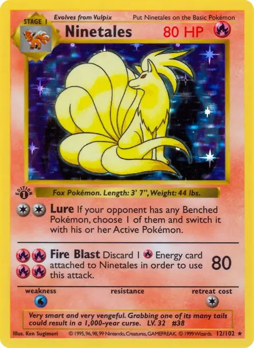 Ninetales card art