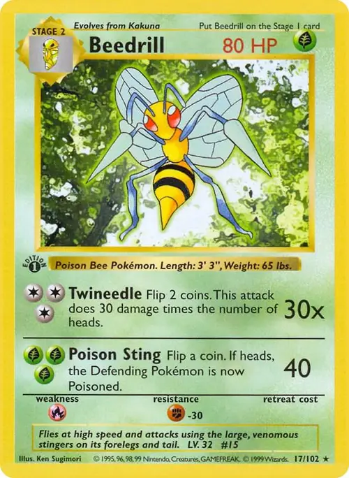 Beedrill card art
