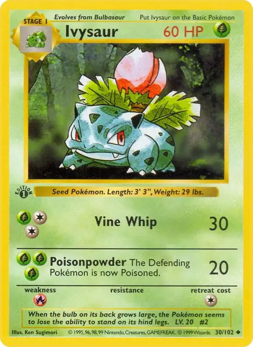 Ivysaur card art