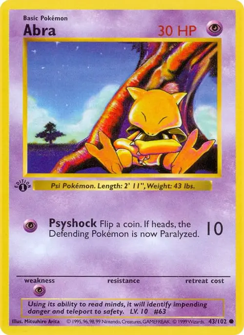 Abra card art