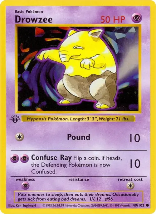 Drowzee card art