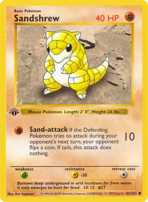 Sandshrew card art