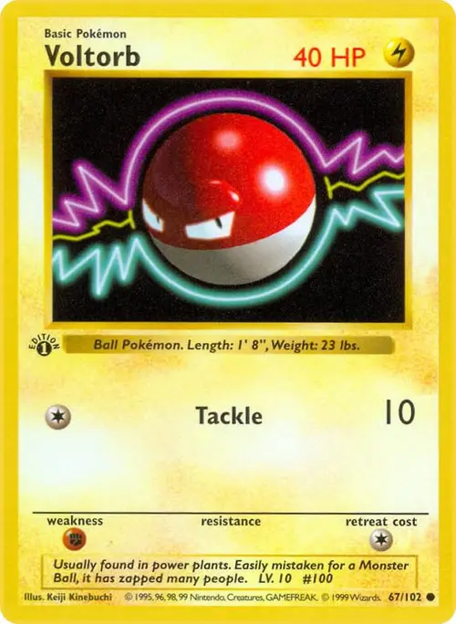 Voltorb card art