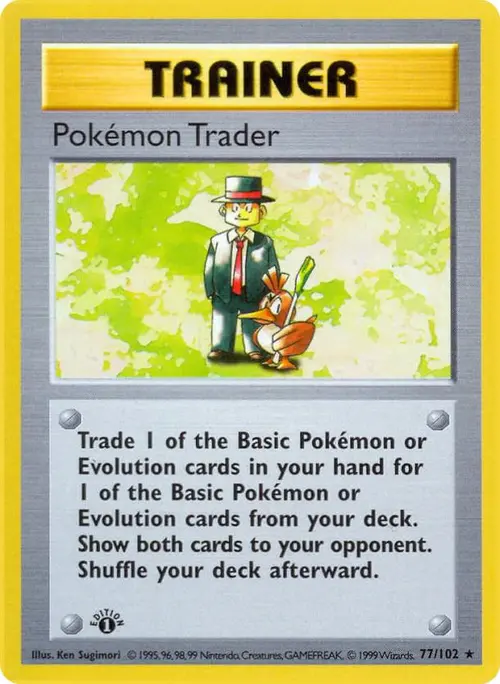 Pokemon Trader card art