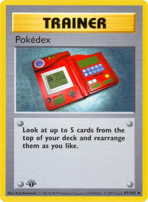 Pokedex card art