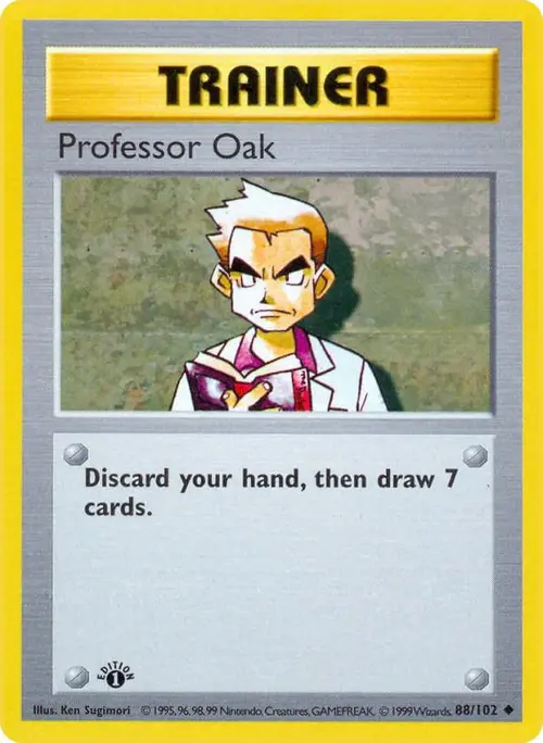 Professor Oak card art