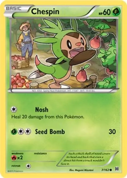 Chespin (7) card art