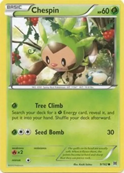 Chespin (9) card art