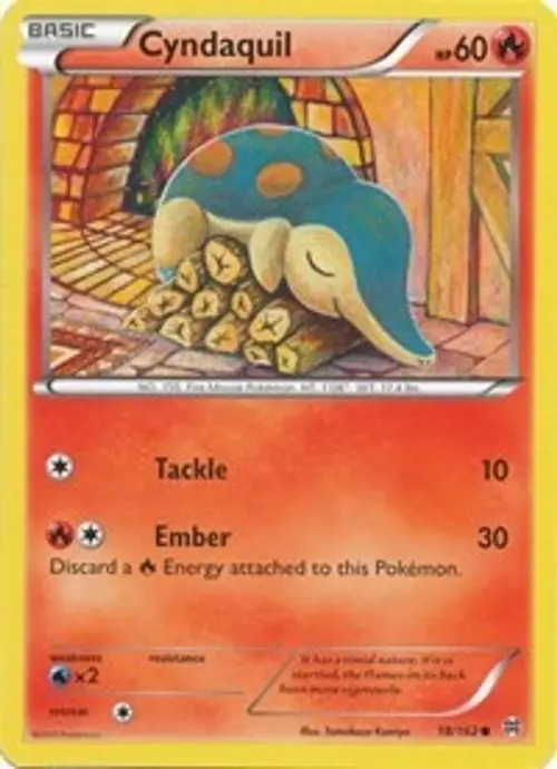 Cyndaquil card art